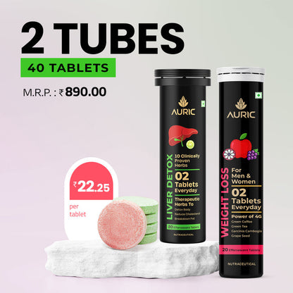 Liver Detox & Weight Loss Combo - Drop Fizz & Drink