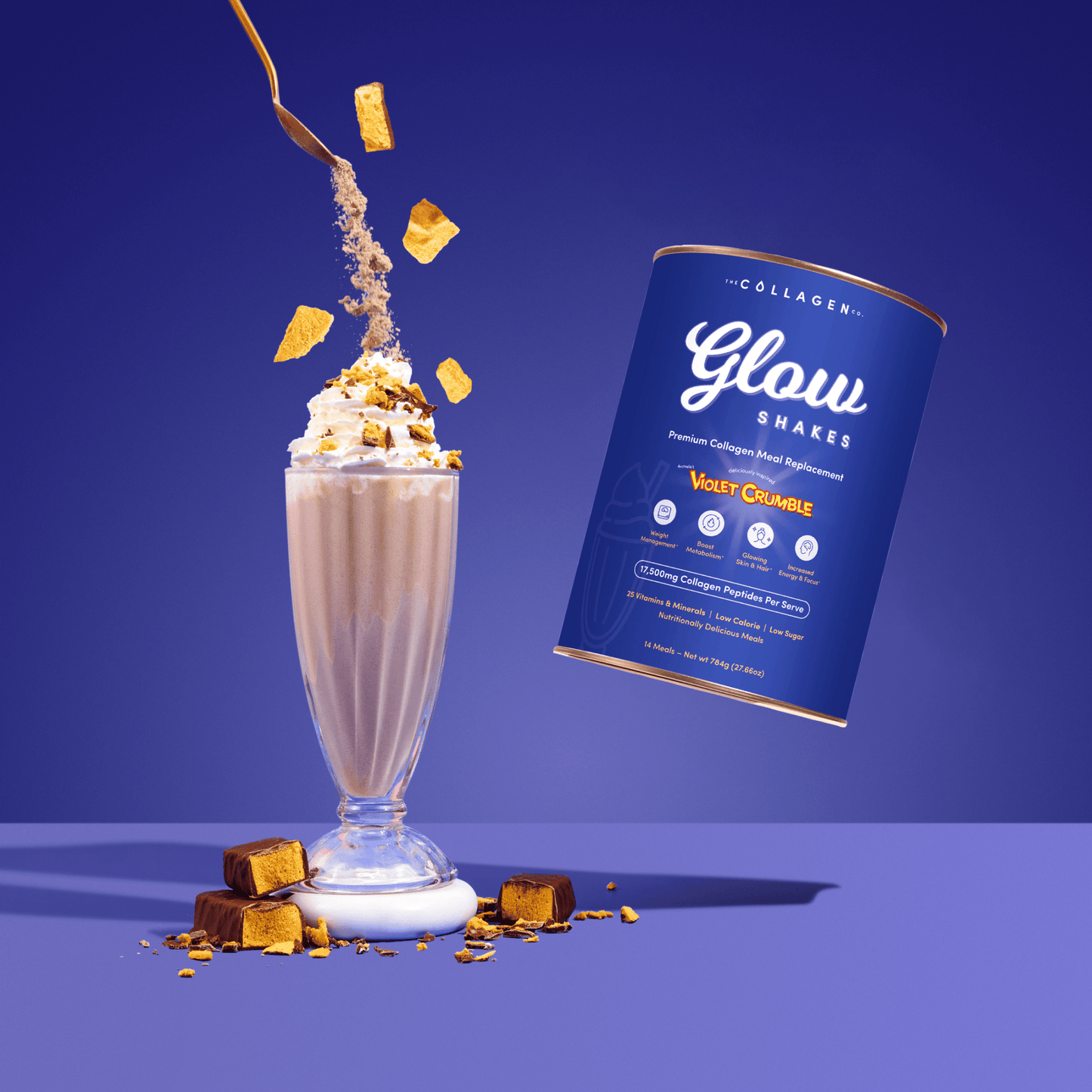 Violet Crumble Collagen Meal Replacement - 784g